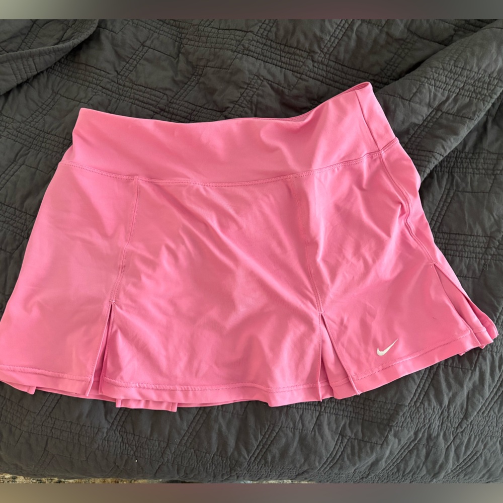 Pink Nike Dri Fit tennis skort